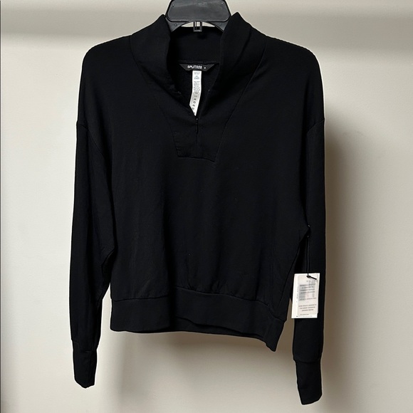 Splits59 birdie half zip black